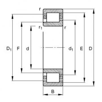 Bearing NJ209-E-TVP2 FAG