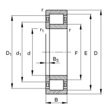 Bearing NUP309-E-TVP2 FAG