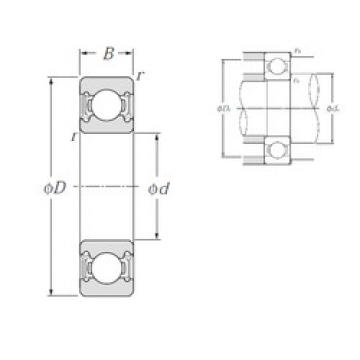 Bearing 6806LLU NTN