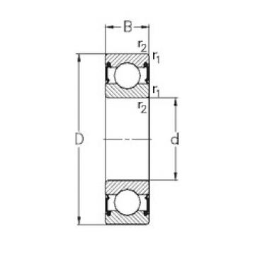 Bearing 6007-RS2 NKE