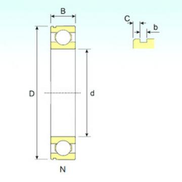 Bearing 6014 N ISB