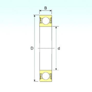 Bearing 61822-2RZ ISB