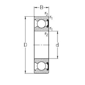 Bearing 6016-2RSR NKE