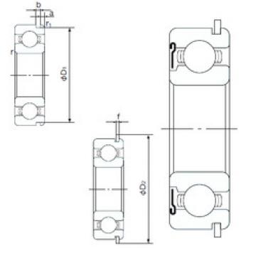 Bearing 6019ZNR NACHI