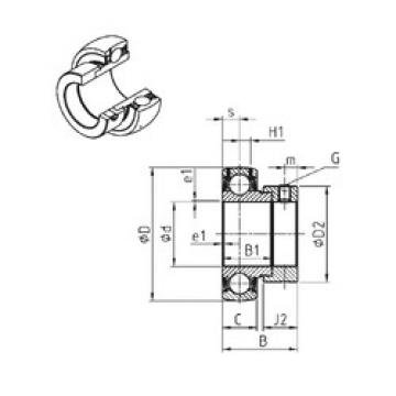 Bearing ES207-22 SNR