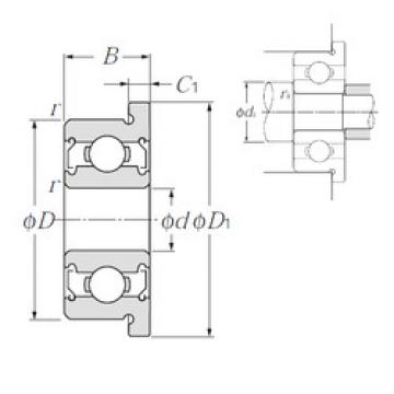 Bearing FLR166ZZ NTN