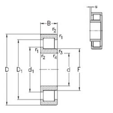 Bearing NJ218-E-MA6 NKE