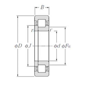 Bearing NUP312E NTN