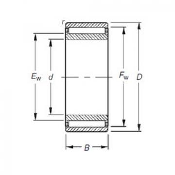 Bearing NAO40X55X17 Timken