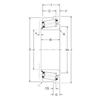 Bearing 123073X/123121XC Gamet