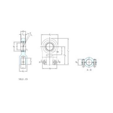 Bearing SIJ25ES SKF