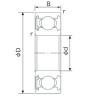 Bearing 6830-RS CYSD