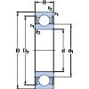 Bearing 61814-2RZ SKF #1 small image