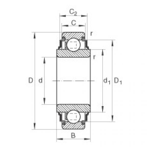 Bearing 212-KRR INA #1 image