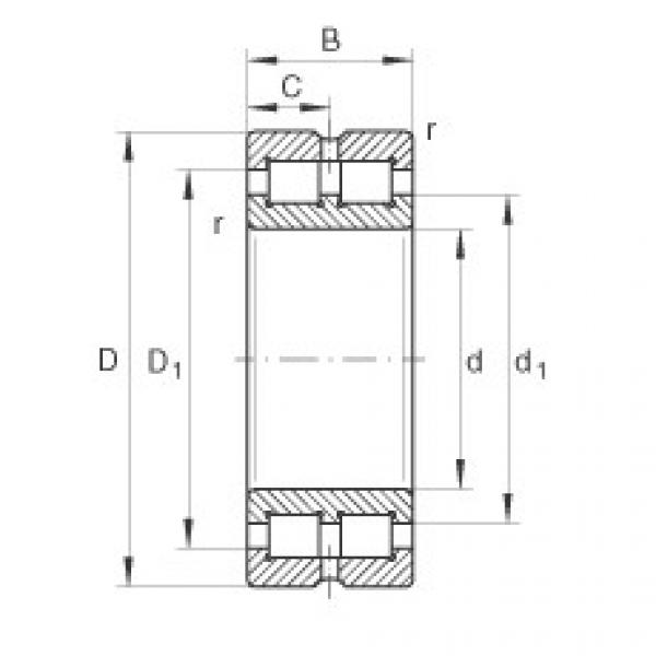 Bearing SL014834 INA #1 image