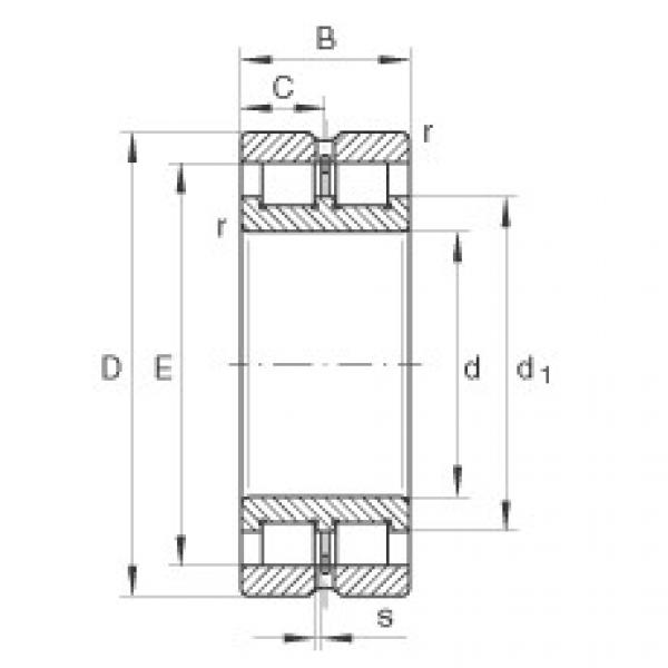 Bearing SL024844 INA #1 image