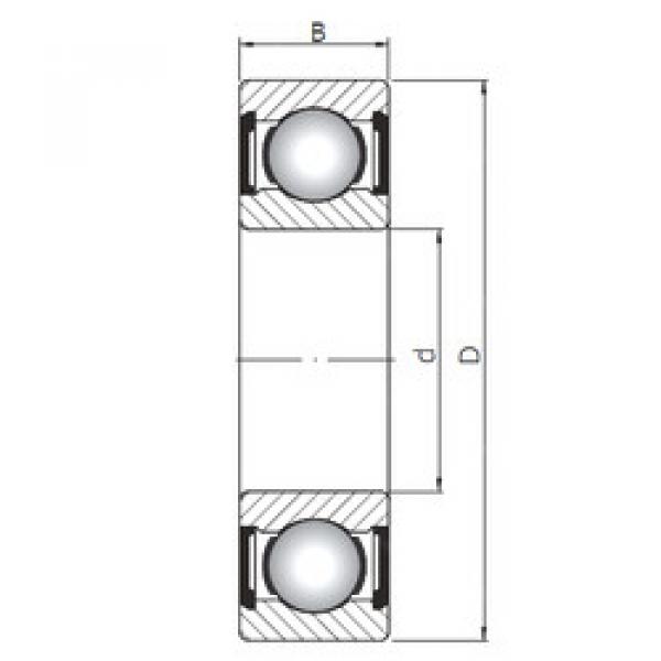 Bearing 16004 ZZ CX #1 image