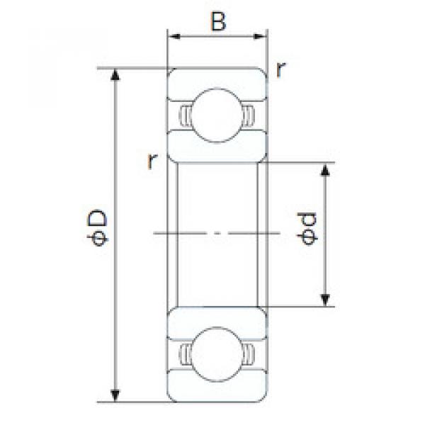 Bearing 6000 NACHI #1 image