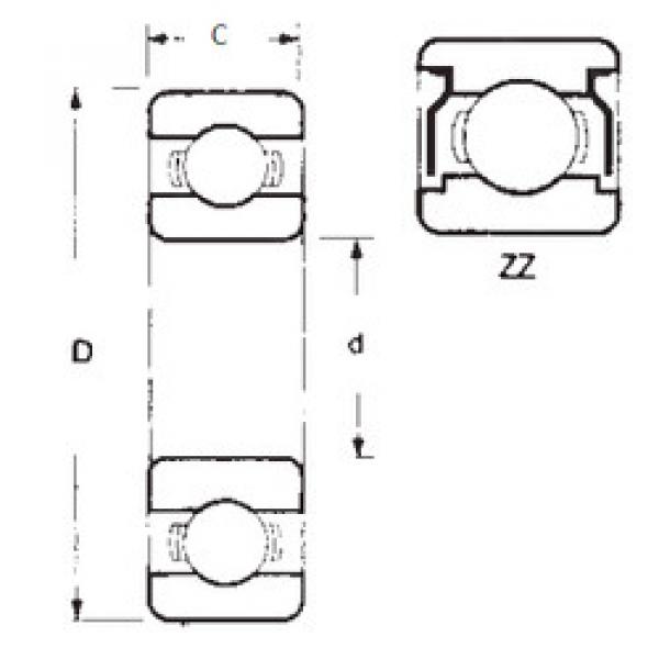 Bearing 1620ZZ FBJ #1 image