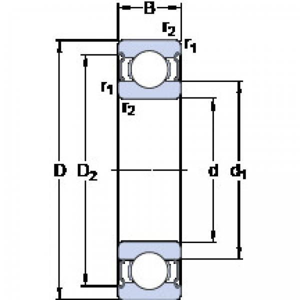 Bearing 619/5-2Z SKF #1 image