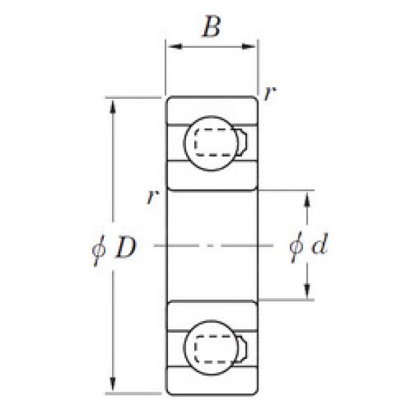 Bearing 3NC6000HT4 GF KOYO #1 image