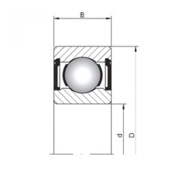 Bearing 60/2,5 ZZ ISO #1 image