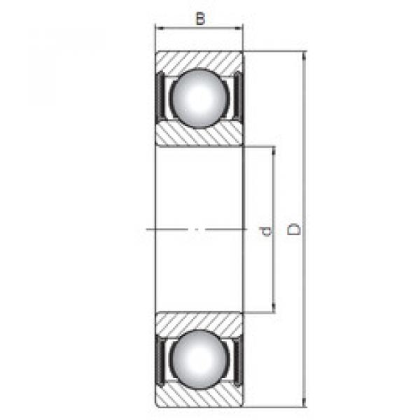 Bearing 61826-2RS ISO #1 image