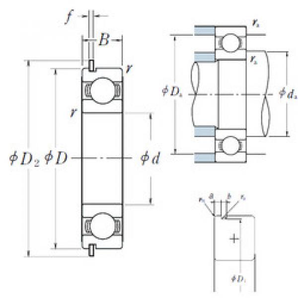 Bearing 6001NR NSK #1 image