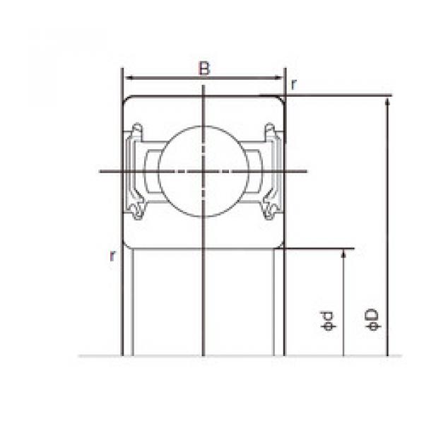 Bearing 6012-2NSE NACHI #1 image