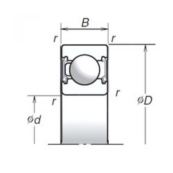 Bearing 6000T1XVV NSK #1 image