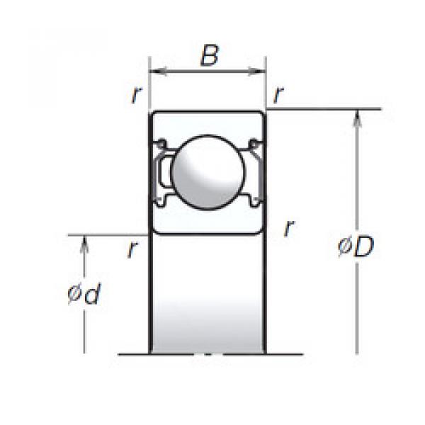 Bearing 6007T1XZZ NSK #1 image