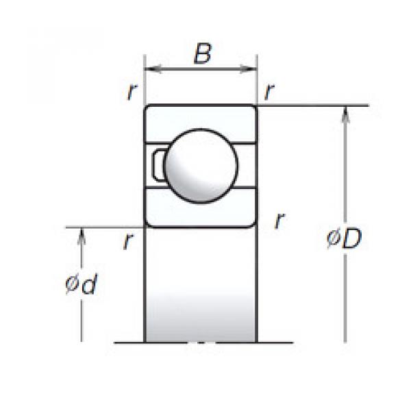 Bearing 6001T1X NSK #1 image