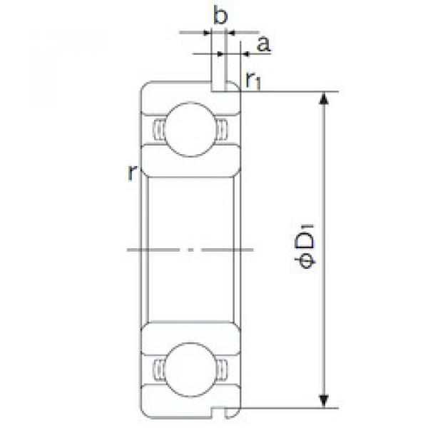 Bearing 6007N NACHI #1 image