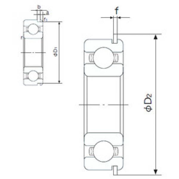 Bearing 6010NR NACHI #1 image