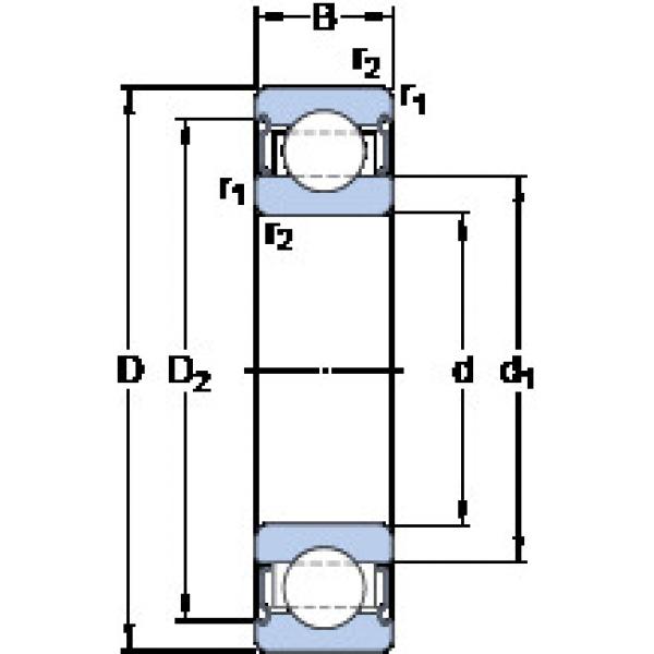 Bearing 6010-2Z/VA208 SKF #1 image