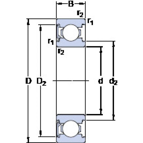 Bearing 6004-RSL SKF #1 image