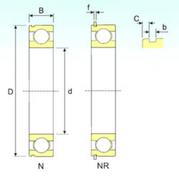 Bearing 6013 NR ISB #1 image