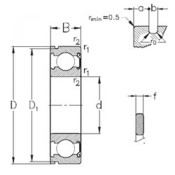 Bearing 6016-Z-NR NKE #1 image