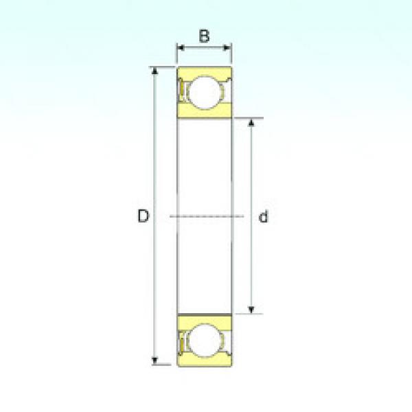 Bearing 6008-RZ ISB #1 image