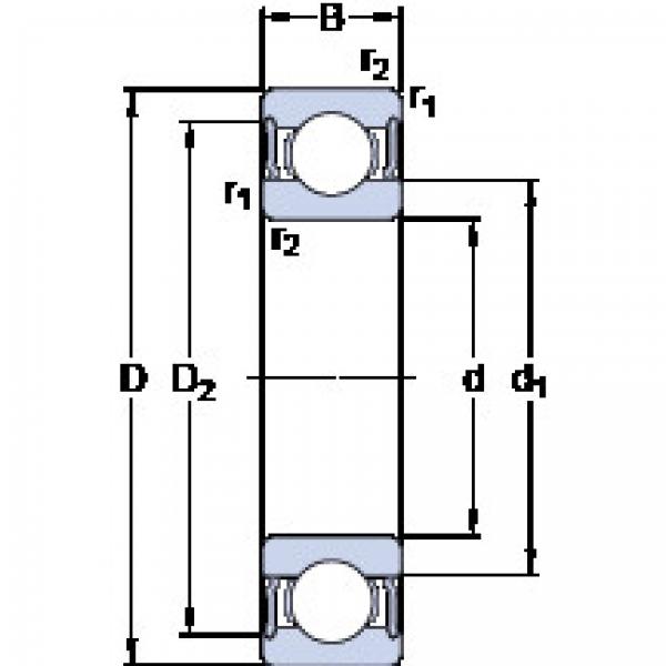 Bearing 61803-2RS1 SKF #1 image