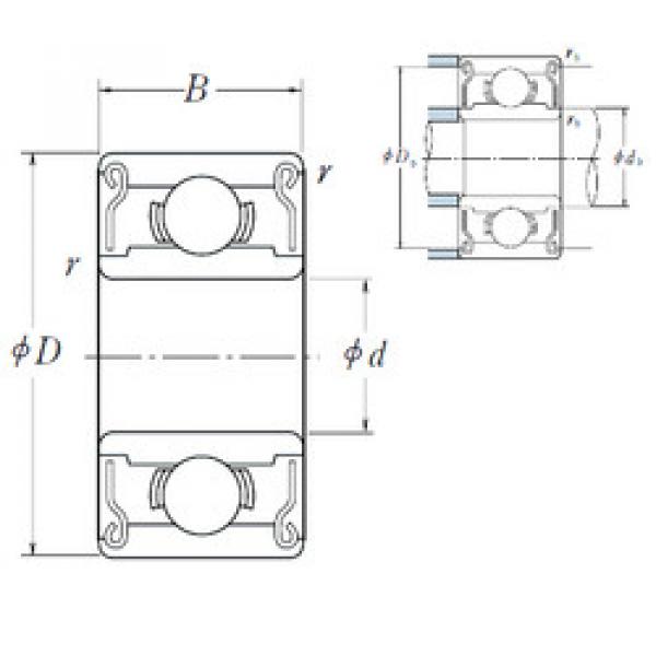 Bearing 603 ZZ NSK #1 image