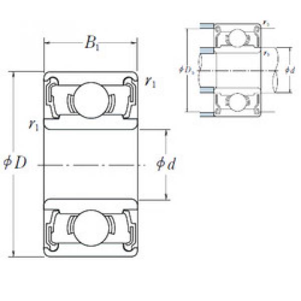 Bearing 608-2RS ISO #1 image