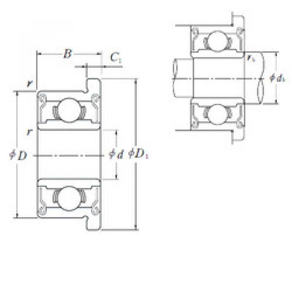 Bearing F601XZZ NSK #1 image