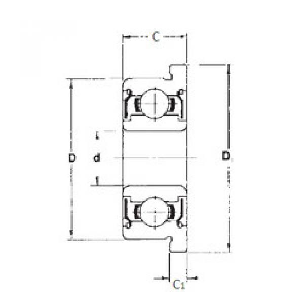 Bearing F627ZZ FBJ #1 image