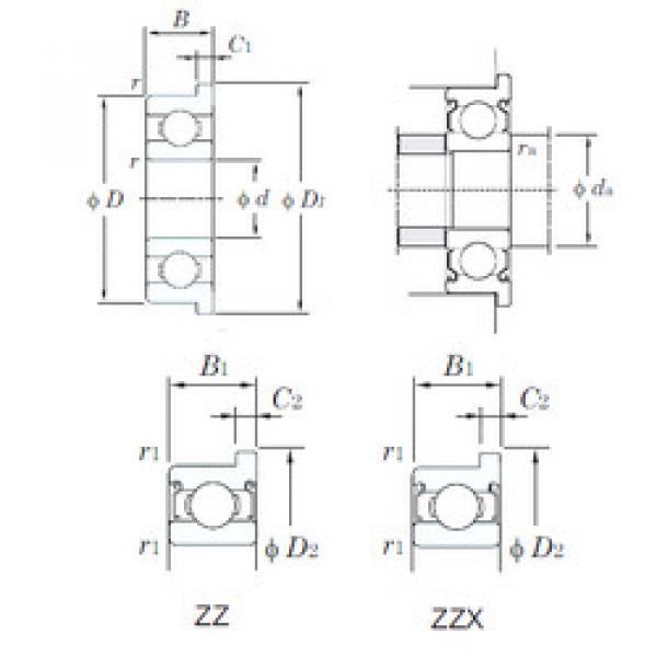 Bearing F606ZZ KOYO #1 image