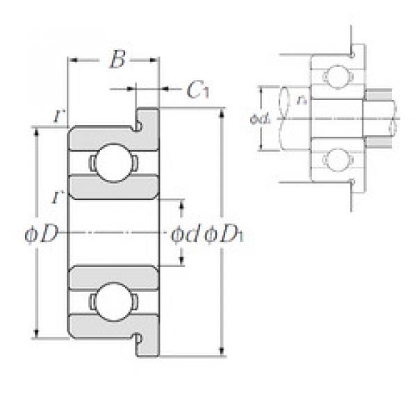 Bearing FL696 NTN #1 image