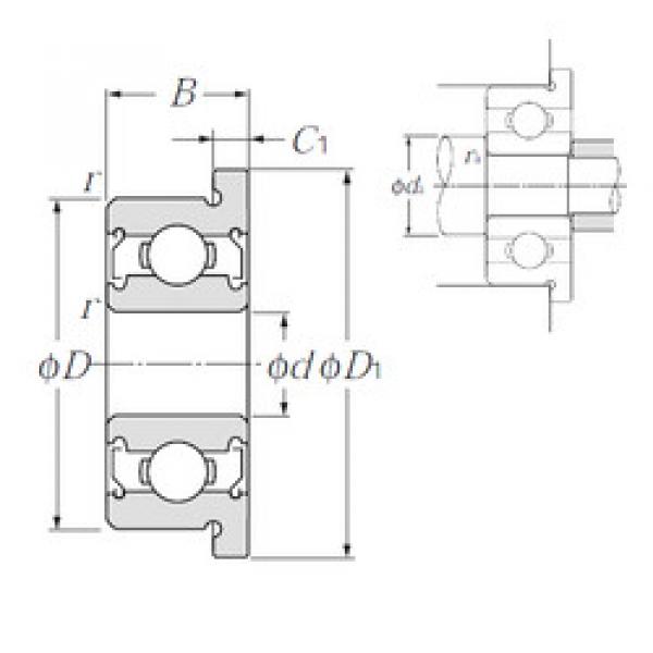 Bearing FL677ZZ NTN #1 image