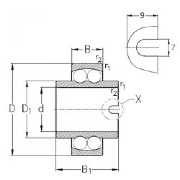 Bearing 11310 NKE #1 image