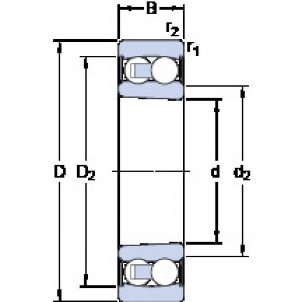 Bearing 2307 E-2RS1KTN9 SKF #1 image