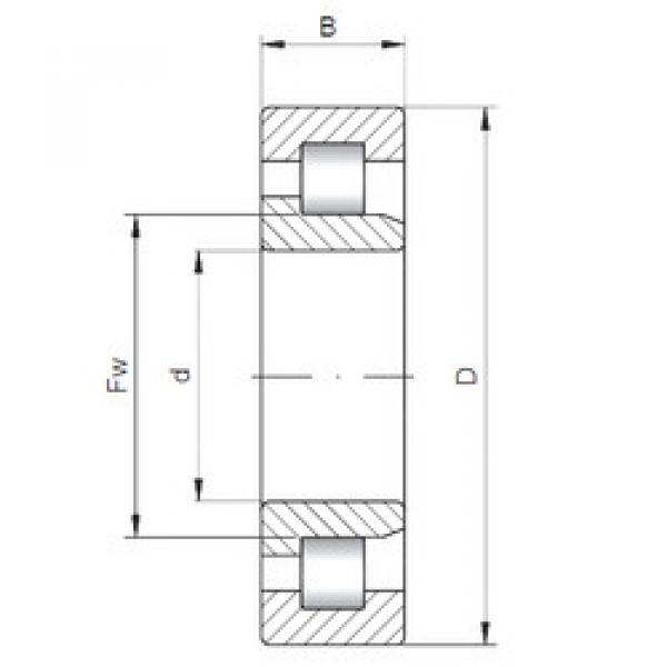 Bearing NJ3868 ISO #1 image